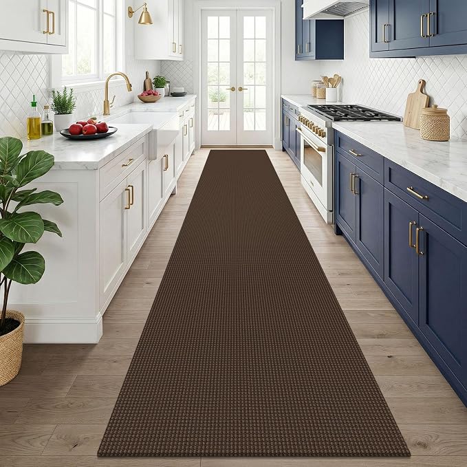 KOZYFLY 3x14 Runners Rugs for Hallway, Long Washable Runner Rug, Non Slip - Image 2