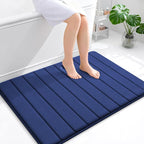 OLANLY Memory Foam Bath Mat 40x32, Super Soft Absorbent Bathroom Rugs, Quick Dry by OLANLY