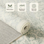 Rugxara 6x9 Washable Area Rug for Living Room, Vintage Large Boho Rugs for - Image 4