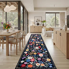 Runner Rug for Entryway: 2.6x14 Kitchen Rugs Non Slip Washable Ultra-Thin Soft - Image 4