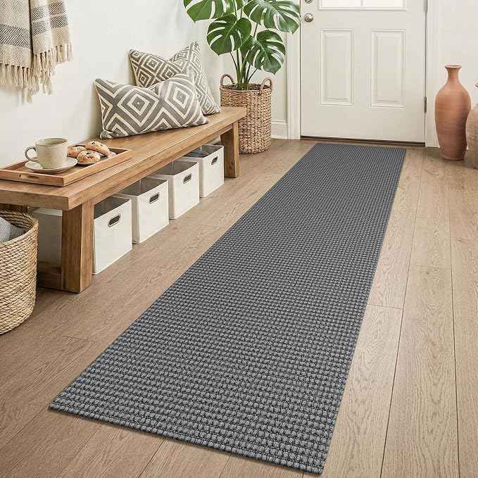 KOZYFLY Runners for Hallways 2x6 ft Washable Kitchen Runner Non Slip Rubber by KOZYFLY