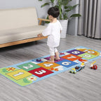 Hop and Count Hopscotch Rug, Kids Floor Play Area Rug Game Carpet Crawl Jump Mat - Image 5