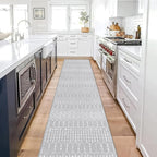 Lahome Moroccan Washable Rug Runner 2x10 Non-Slip Runner Rug by Lahome