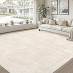 10x12 Area Rugs for Living Room: Vintage Boho Neutral Washable Rug Indoor Soft - Image 9