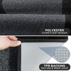 Machine Washable Kitchen Rugs Set of 2, Non Slip Kitchen Mats - Image 3