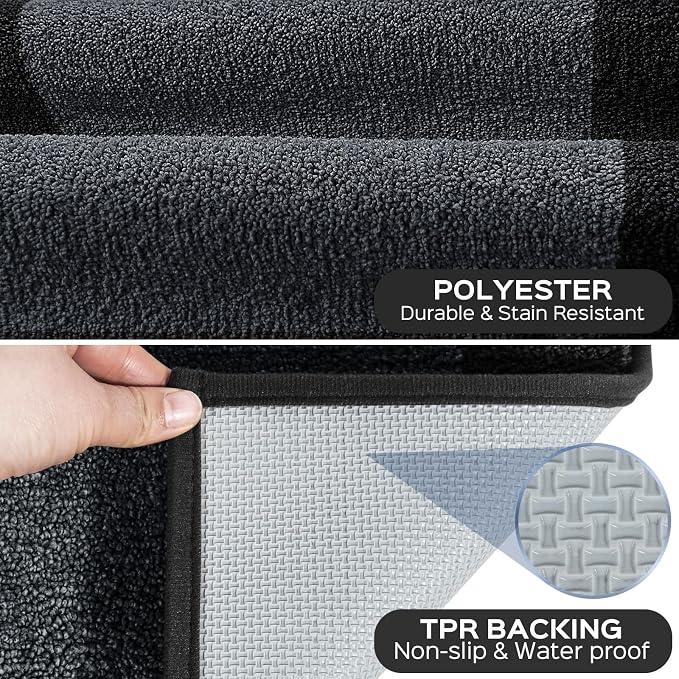 Machine Washable Kitchen Rug 24" x 70", Non Slip Kitchen Mat - Image 3