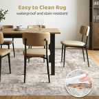 10x14 Area Rugs Living Room: Washable Large Abstract Soft Rug Stain Resistant - Image 6