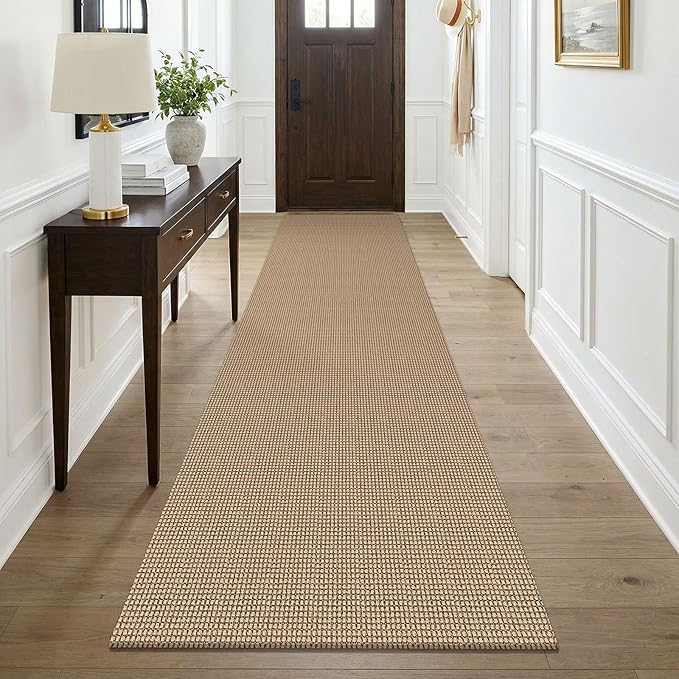 KOZYFLY Runners for Hallway 3x9, Wide Washable Runner Rug, Woven Non Slip by KOZYFLY