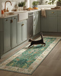 Runner Rug Washable Kitchen Runner: 2'x 6' Hallway Runner Rugs Stain Resistant by palohom