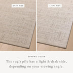 Loloi Amber Lewis Monty Collection MOT-01 Ivory/Taupe 7'-10" x 10', .50" Pile - Image 4