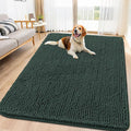 Smiry Dog Door Mat for Muddy Paws 59x35, Absorbent Dirt Trapper, Non-Slip by Smiry