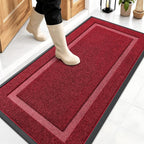 OLANLY Front Door Mat Indoor Outdoor Entrance, Waterproof All-Season, by OLANLY