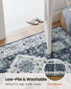 AMADA HOMEFURNISHING 9x12 Area Rug, Washable Low-Profile Large Area Rug - Image 6