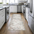 Washable Area Rug 3x8 Entryway Rug: Washable Modern Abstract Soft Thin Rug by FXRHLP