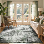 4x6 Ft Area Rugs for Living Room, Soft Non-Slip Washable Rugs Modern Abstract by Cuzwlovita