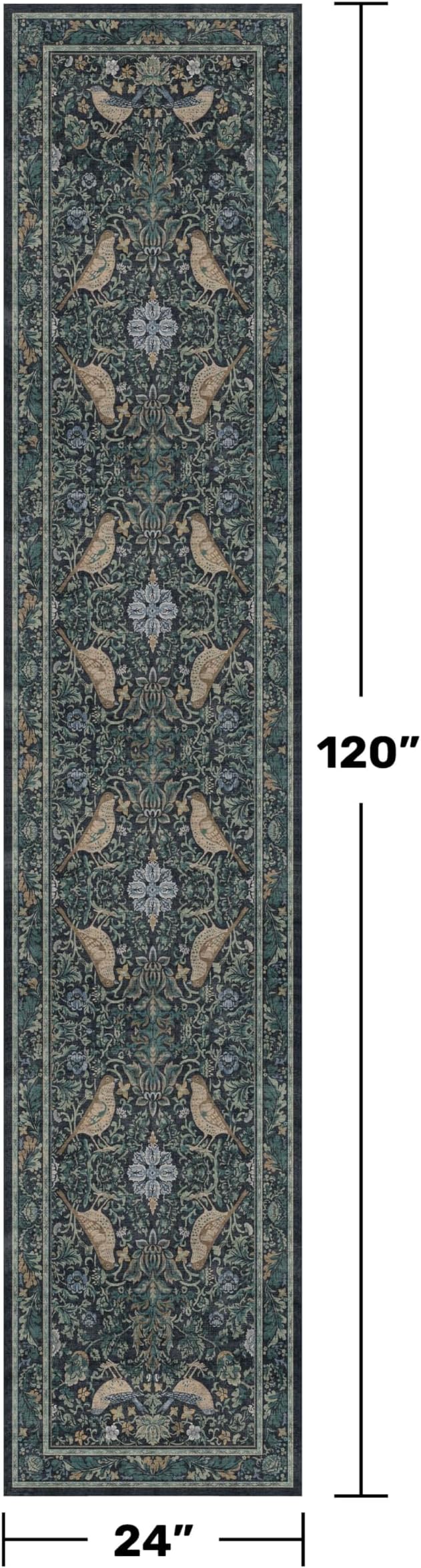 Washable 2x10 Extra Long Runner Rugs - Image 2