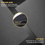 GXMMAT Large Yoga Mat 12'x6'/10'x6'/6'x8', Extra Thick Workout Mats - Image 3
