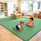 Keeko 5x7 Sage Green Area Rugs for Bedroom, Soft Modern Living Room Rug Indoor - Image 7
