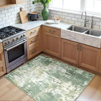 RELEANY Washable Area Rugs 3'x5' Non-Slip Modern Abstract Soft - Image 3