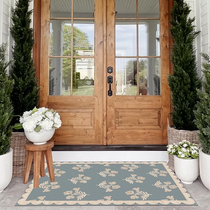 Floral Outdoor Rug - Image 4