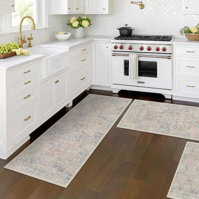 JTJ Washable Kitchen Rugs Sets of 3, Soft Low-Pile Floor Rug - Image 6