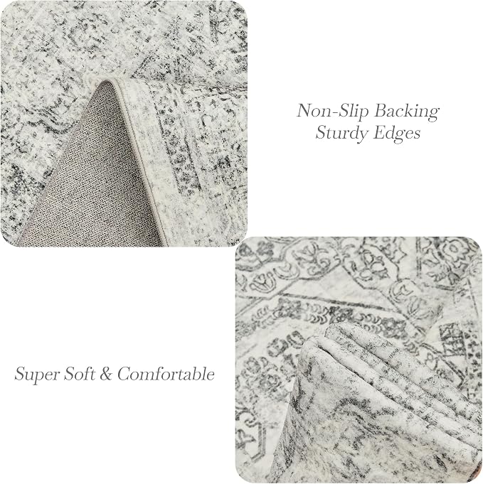 Soalmost Washable Area Rug 8x10 - Image 5