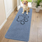 Smiry Dog Door Mat for Muddy Paws, Absorbent Dirt Trapper Non Slip Quick Dry by Smiry