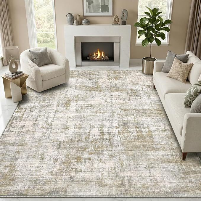 10x14 Area Rugs Washable Living Room Rug-No Slip Soft Carpets Modern Abstract - Image 9