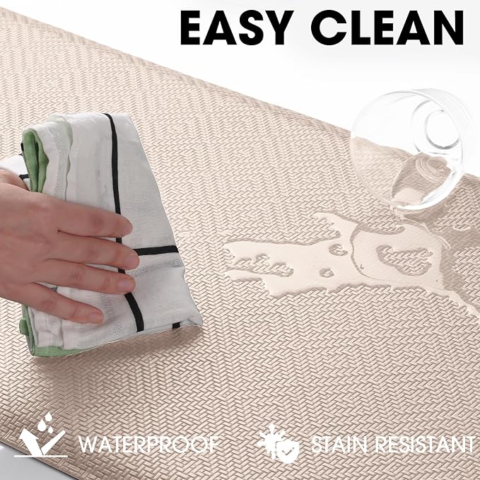 Mattitude Kitchen Mat Cushioned Anti-Fatigue Floor Mat Water Resistant Non-Slip - Image 3