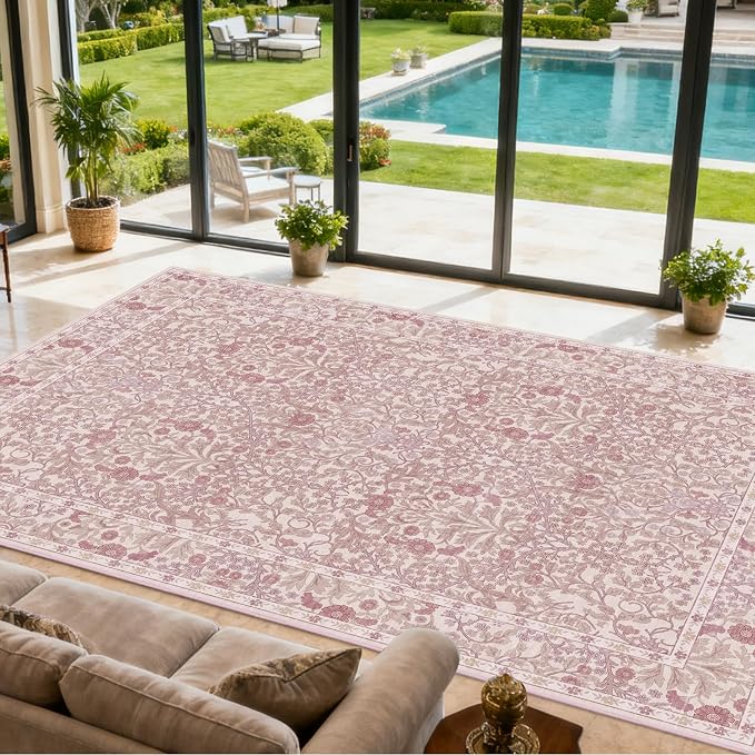 Extra Large 10x14 Area Rug for Living Room, Washable Rugs for Dining Room - Image 2