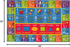 KC Cubs Bilingual Educational Kids Rug – English & Spanish ABC Alphabet - Image 2