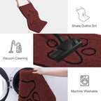 Smiry Dog Door Mat for Muddy Paws, Absorbent Dirt Trapper Non Slip Quick Dry - Image 6