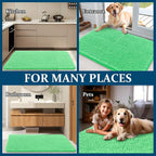 OLANLY Dog Door Mat for Muddy Paws 36x24, Absorbs Moisture and Dirt, Absorbent - Image 8