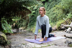 YOGATI® Yoga Mat with Strap with Alignment Lines. Home Workout Mat - Image 4