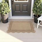Easy Jute Outdoor Mats for Front Door, 2x3 Small Washable Kitchen Rugs - Image 3