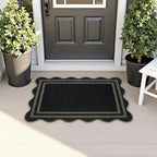 Easy Jute Outdoor Mats for Front Door, 2x3 Small Washable Kitchen Rugs - Image 3