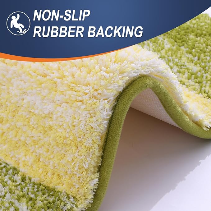 OLANLY Small Bathroom Rugs Mat 24x16, Extra Soft Absorbent Microfiber Bath Rugs - Image 5