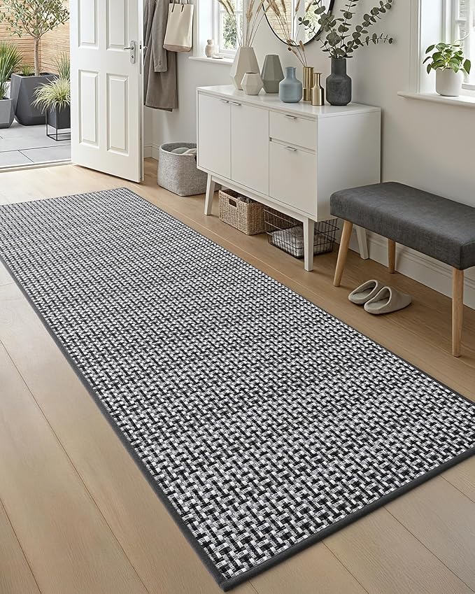 DEXI Hallway Runner Rug 2'x7', Non Slip Rubber Backed Runners Carpet, Ultra - Image 5