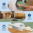 GarveeHome Scalloped 3x5 Rug Washable Non-Slip Low-Pile Indoor Rugs - Image 6