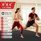 Extra Large Yoga Mat – 72"x48" or 78"x57", 1/4"–1/2" Thick Mat - Image 8