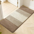 Kitinjoy Indoor Outdoor Door Mat, 50x30 Non-Slip Absorbent Dirt Trapper by Kitinjoy