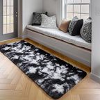 Amdrebio Black White Grey Runner Rugs 2x6 - Image 6