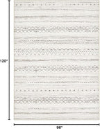 cotiled 8x10 Area Rugs Living Room Rug: Washable Boho Rugs - Image 2