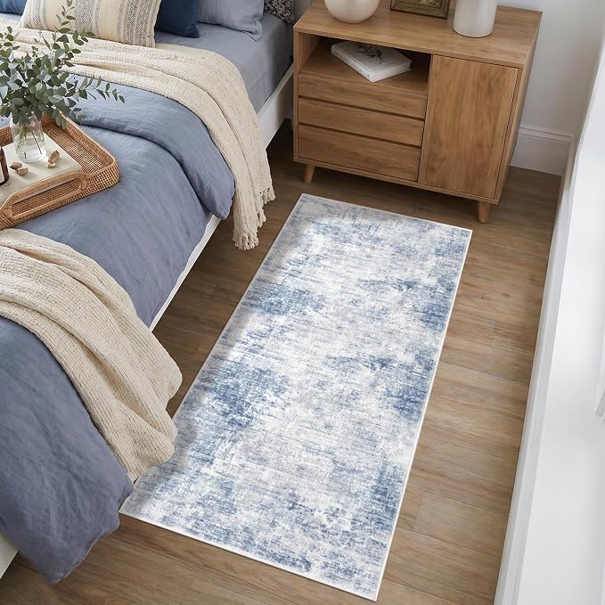 IOHOUZE Abstract Runner Rug 2x4 Ft Entryway Rugs Washable Door Mat Indoor - Image 2