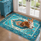 SERISSA 2x4 Boho Rugs for Entryway, Washable Non-Slip Kitchen Runner Rug by SERISSAHomeDecorCollection