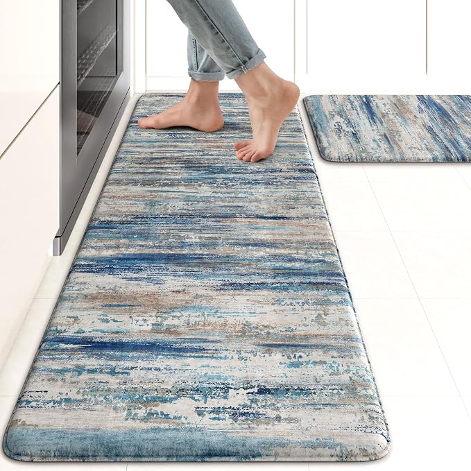 KIMODE Christmas Anti Fatigue Kitchen Mats by StayinComfortCookwithJoy