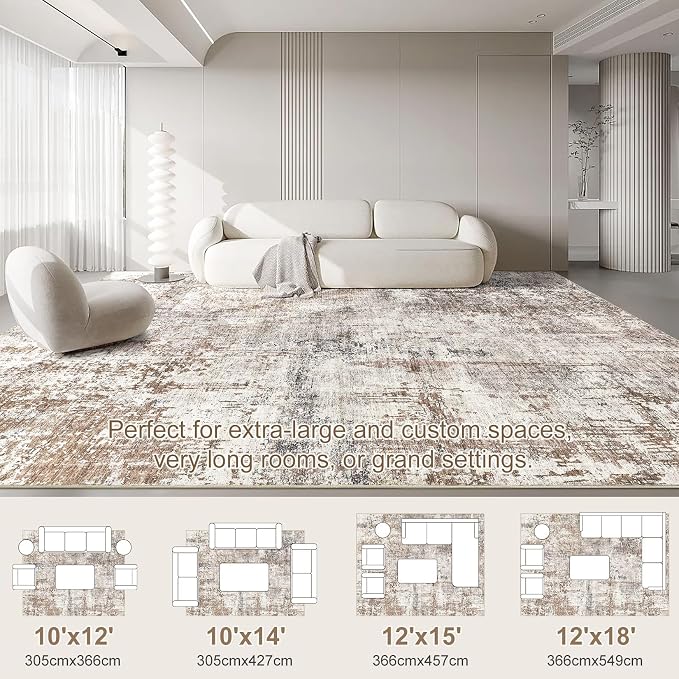 UERMEI 10x12 Washable Area Rug - Image 8