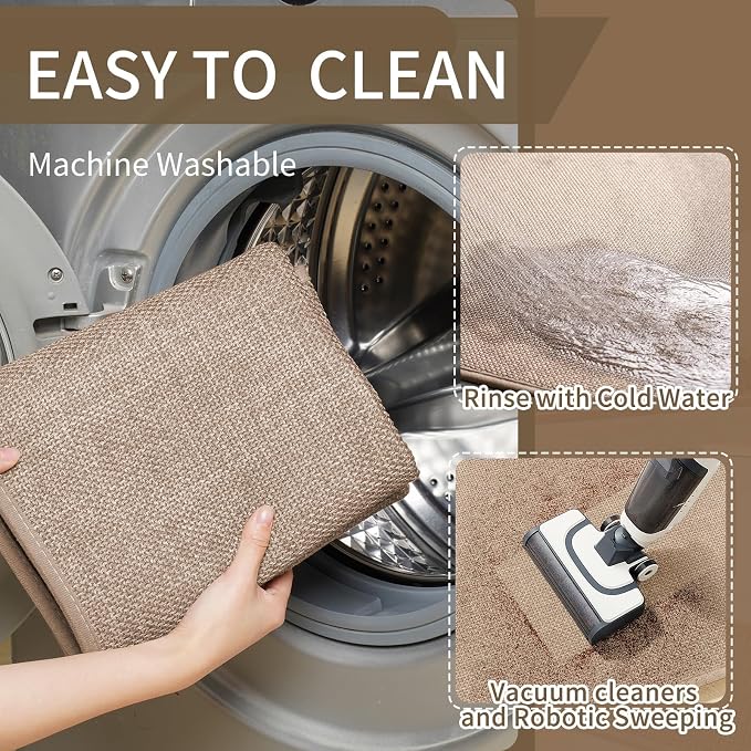 YDKGL Kitchen Mats for Floor, Super Absorbent Kitchen Rugs Non Slip Washable - Image 4