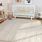 Nakagishi 6X9 Area Rugs Living Room: Washable Large Vintage Rug Neutral - Image 8