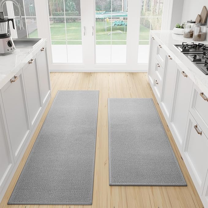 SUMLANS Kitchen Mat Set of 2 PCS, Cushioned Non Slip Rugs by SUMLANS